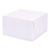 Bakery Boxes, Standard, 7 X 7 X 4, White, Paper, 250/Carton