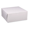 Bakery Boxes, Standard, 14 X 14 X 6, White, Paper, 50/Carton