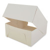 Bakery Boxes, 9 x 9 x 4, White, Paper, 150/Carton