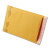 Jiffylite Self-Seal Bubble Mailer, #000, Barrier Bubble Air Cell Cushion, Self-Adhesive Closure, 4 x 8, Brown Kraft, 25/Ct