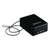 P005C Portable Combination-Lock Security Safe, 0.05 Cu Ft, 5.9 x 8 x 2.6,  Black