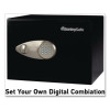 Electronic Lock Safe With Keypad, 1.18 Cu Ft, 16.9 X 14.6 X 10.6, Black