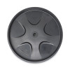 Wheel And Axle Kit For Janitorial Cleaning Cart, 8" Wheel, Black/Gray/Silver, 2/Set