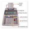 El-1750v Two-Color Printing Calculator, Black/Red Print, 2 Lines/Sec