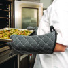 Bestguard Oven Mitt, 17", Webguard Plus Fabric, Black, Pair