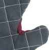 Bestguard Oven Mitt, 17", Webguard Plus Fabric, Black, Pair