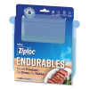 Endurables Silicone Pouches, Medium, 16 Oz, 4.4" x 7.9", Clear, 8/Carton