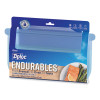 Endurables Silicone Pouches, Large, 64 Oz, 8.6" x 9", Clear, 7/Carton