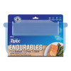 Endurables Silicone Pouches, Large, 64 Oz, 8.6" x 9", Clear, 7/Carton