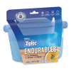 Endurables Resusable Silicone Container, 2 Cups, 4.4 x 3.6 x 6.7, Clear, 4/Carton
