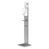 Touch-Free Dispenser Stand, 19.29 x 19.2 x 27.9, Silver