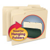Interior File Folders, 1/3-Cut Tabs: Assorted, Letter Size, 0.75" Expansion, Manila, 100/Box