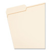Manila File Folders, 1/3-Cut Tabs: Left Position, Letter Size, 0.75" Expansion, Manila, 100/Box
