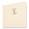 Reinforced Tab Manila File Folders, 1/5-Cut Tabs: Assorted, Letter Size, 0.75" Expansion, 11-Pt Manila, 100/Box