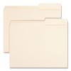 Manila Guide Height Systems File Folders, 2/5-Cut Tabs: Right Of Center, Letter Size, 0.75" Expansion, Manila, 100/Box