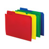 Top Tab Poly Colored File Folders, 1/3-Cut Tabs: Assorted, Letter Size, 0.75" Expansion, Assorted Colors,12/Pack
