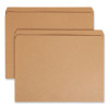 Heavyweight Kraft File Folder, Straight Tabs, Letter Size, 0.75" Expansion, 11-Pt Kraft, Brown, 100/Box