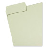 Supertab Colored File Folders, 1/3-Cut Tabs: Assorted, Letter Size, 0.75" Expansion, 11-Pt Stock, Color Assortment 2, 100/Box