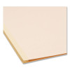 Six-Section Top Tab Classification Folders, 2/5-Cut Tab, Expands 2", 2 Dividers, 6 Fasteners, Letter Size, Manila, 10/Box
