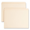 Top Tab Fastener Folders, Straight Tab, Expands 0.75", 1 Fastener, Letter Size, Manila, 50/Box