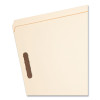 Top Tab Fastener Folders, Straight Tab, Expands 0.75", 2 Fasteners, Letter Size, Manila, 50/Box