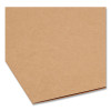Top Tab Fastener Folders, 2/5-Cut Tab: Right Of Center, Expands 0.75", 2 Fasteners, Letter Size, Kraft, 50/Box