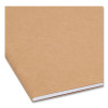 Top Tab Fastener Folders, 2/5-Cut Tab: Right Of Center, Expands 0.75", 2 Fasteners, Letter Size, Kraft, 50/Box