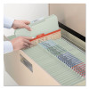 Recycled Pressboard Fastener Folders, 2/5 Tab: R Of C, Expands 2", 2 Safeshield Fasteners, Letter Size, Gray-Green, 25/Box