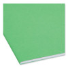 Top Tab Colored Fastener Folders, 1/3-Cut Tab: Assorted, Expands 0.75", 2 Fasteners, Legal Size, Green, 50/Box