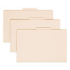 Six-Section Top Tab Classification Folders, 2/5-Cut Tab, Expands 2", 2 Dividers, 6 Fasteners, Legal Size, Manila, 10/Box