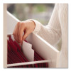 Six-Section Pressboard Top Tab Classification Folders, Six Safeshield Fasteners, 2 Dividers, Legal Size, Bright Red, 10/Box