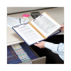 Six-Section Pressboard Top Tab Classification Folders, Six Safeshield Fasteners, 2 Dividers, Legal Size, Dark Blue, 10/Box
