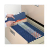 Six-Section Pressboard Top Tab Classification Folders, Six Safeshield Fasteners, 2 Dividers, Legal Size, Dark Blue, 10/Box