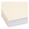 Top Tab Manila Expansion Fastener Folders, 1/3-Cut Tab: Assorted, Expands 1.5", 2 Fasteners, Legal Size, Manila, 50/Box