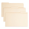 Top Tab Manila Expansion Fastener Folders, 1/3-Cut Tab: Assorted, Expands 1.5", 2 Fasteners, Legal Size, Manila, 50/Box