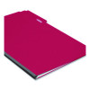 Expanding Recycled Heavy Pressboard Folders, 1/3-Cut Tabs: Assorted, Legal Size, 1" Expansion, Bright Red, 25/Box
