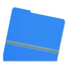 Expanding Recycled Heavy Pressboard Folders, 1/3-Cut Tabs: Assorted, Legal Size, 1" Expansion, Dark Blue, 25/Box