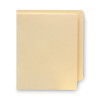 Heavyweight Manila End Tab Pocket Folders, Interior Front Panel Pocket, Straight Tabs, Letter Size, 11-Pt Manila, 50/Box