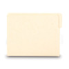 Heavyweight Manila End Tab Folders, 9" High Front, 1/3-Cut Tabs: Assorted, Letter, 0.75" Expansion, Manila, 100/Box