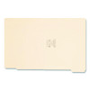 End Tab File Folder, 1/3-Cut Tabs: Assorted, Letter Size, 0.75" Expansion, Manila, 100/Box
