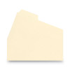 Stackable Folder Dividers With Fasteners, End Tab: 1/5-Cut, 1 Fastener, Legal Size, Manila, 4 Dividers/Set, 50 Sets/Pack
