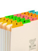 Alphabetic Top Tab Indexed File Guide Set, 1/5-Cut Top Tab, A To Z, 8.5 X 11, Manila, 25/Set