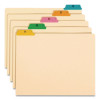 Alphabetic Top Tab Indexed File Guide Set, 1/5-Cut Top Tab, A To Z, 8.5 X 14, Manila, 25/Set