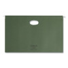 Hanging Pockets With Full-Height Gusset, 1 Section, 1.75" Capacity, Legal Size, Standard Green, 25/Box