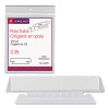 Poly Index Tabs And Inserts For Hanging File Folders, 1/3-Cut, White/Clear, 3.5" Wide, 25/Pack