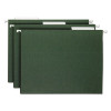 Poly Index Tabs And Inserts For Hanging File Folders, 1/3-Cut, White/Clear, 3.5" Wide, 25/Pack