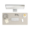 Vegan Leather Desk Pads, 36" x 17", Sandstone