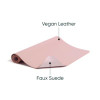 Vegan Leather Desk Pads, 31.5 x 15.7, Light Pink