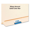 A-Z Color-Coded End Tab Filing Labels, F, 1 X 1.25, White, 500/Roll