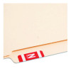 Alphaz Color-Coded Second Letter Alphabetical Labels, N, 1 X 1.63, Red, 10/Sheet, 10 Sheets/Pack